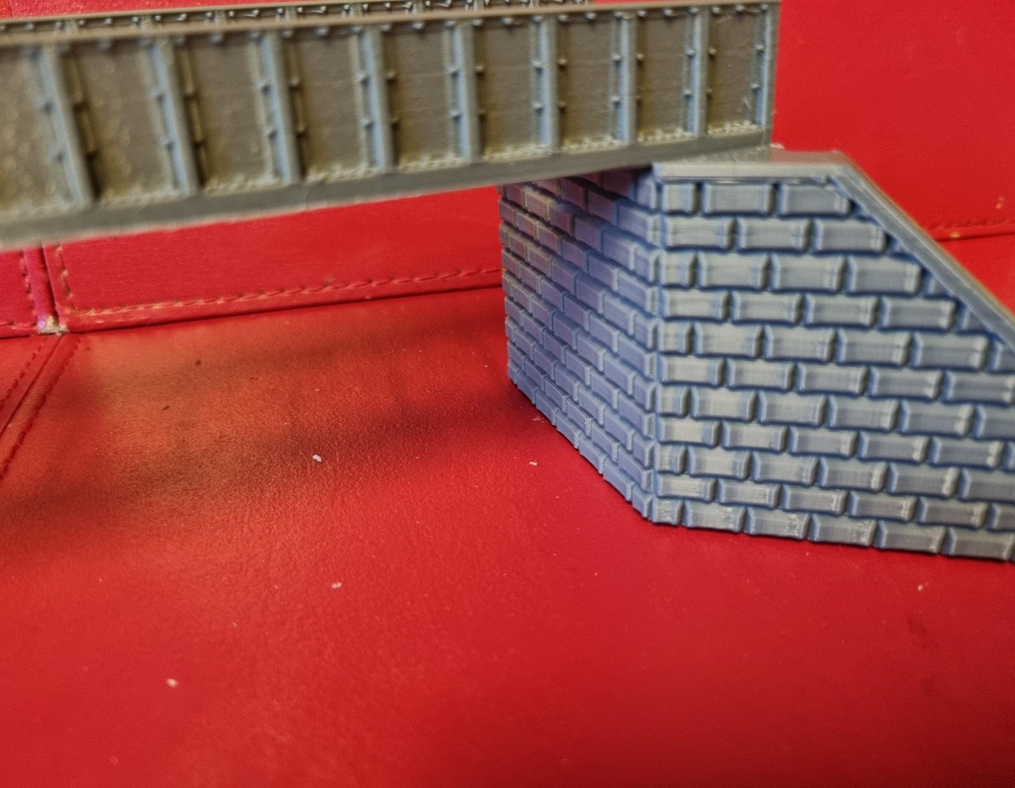 TT Scale Long Double span Girder Bridge 3D printed