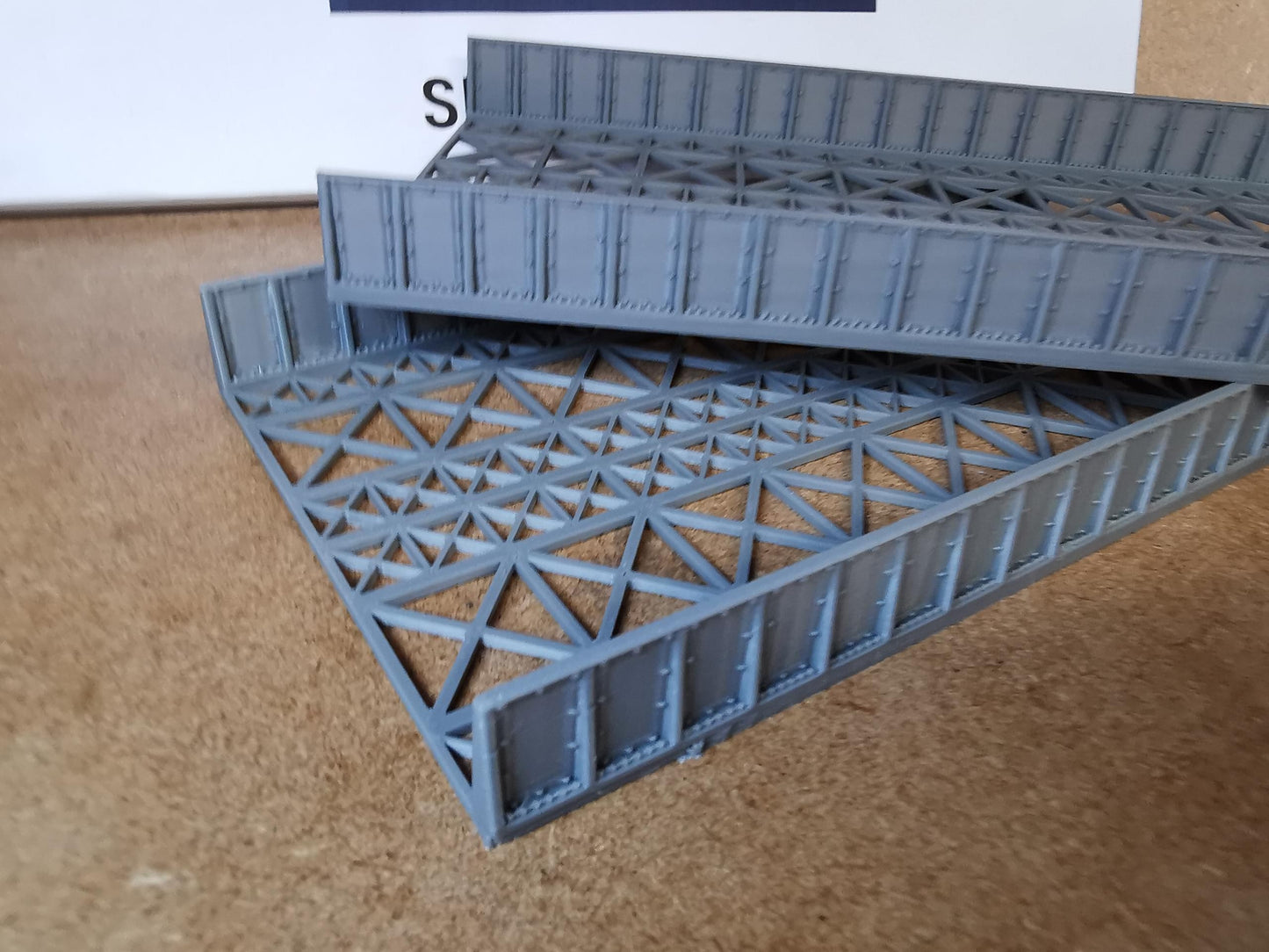 TT Gauge Double Bridge Deck Long CLEARANCE