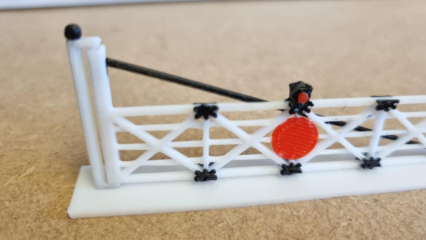 TT3 GAUGE Level Crossing gate 3D printed