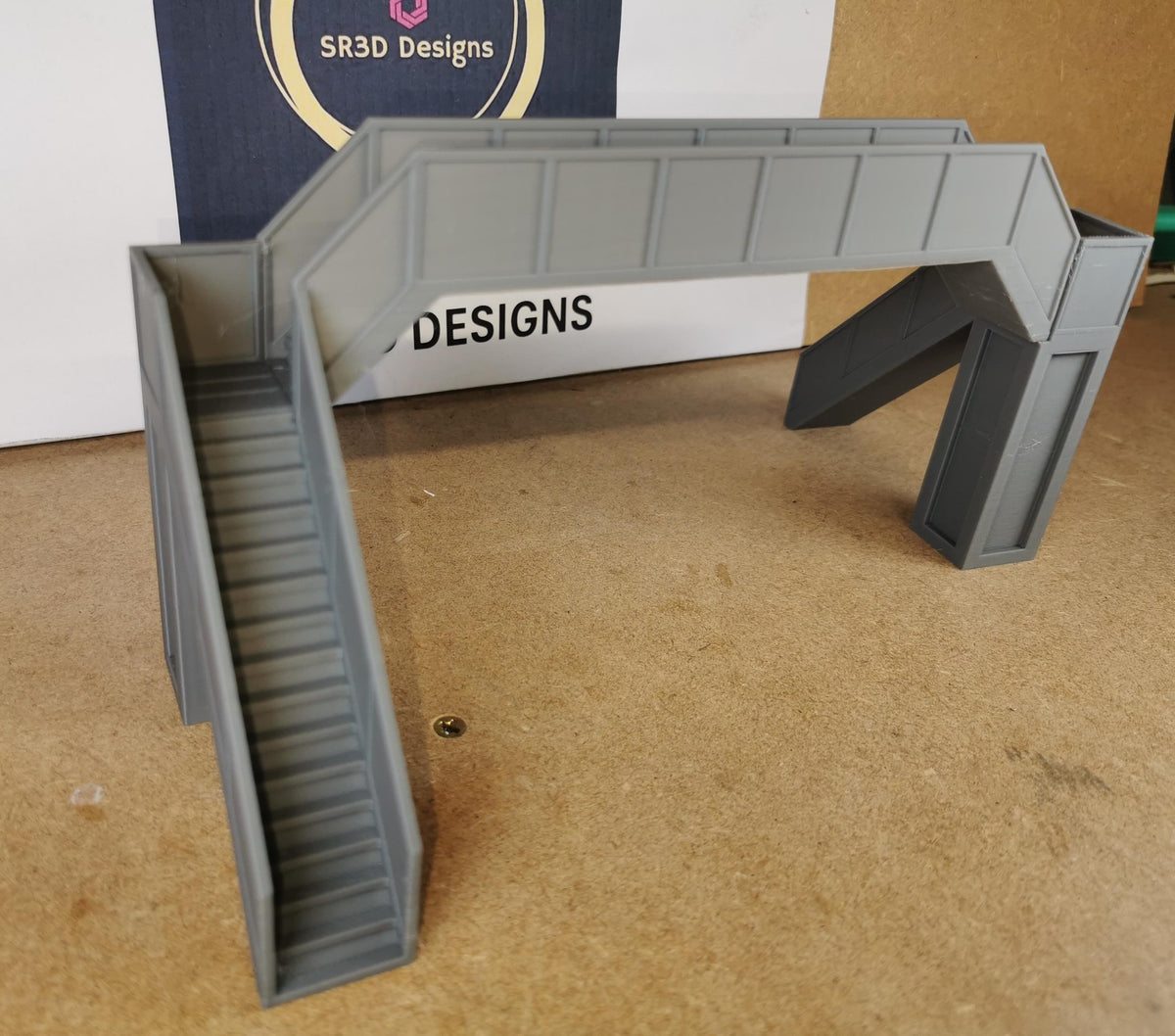 00 Gauge 1:76 Model Railway pedestrian footbridge Walkway 2