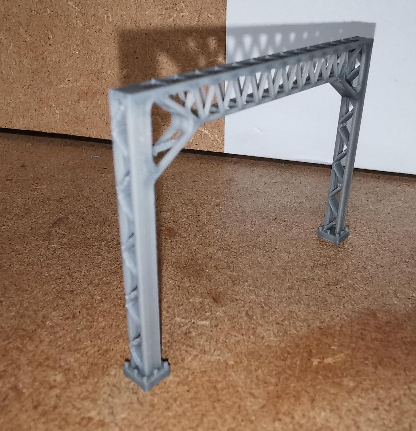 Model Railway Electrification Gantry 3D Printed N Gauge Single or double track