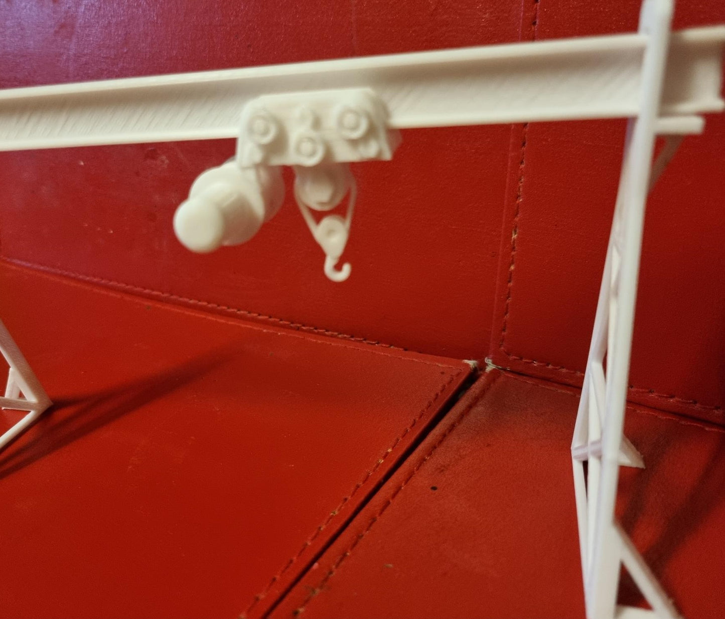 00 Gauge  Gantry Crane 3D printed Double track in white