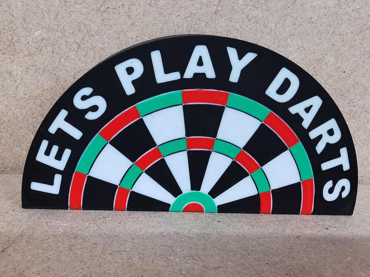 Dartboard style Dart holder