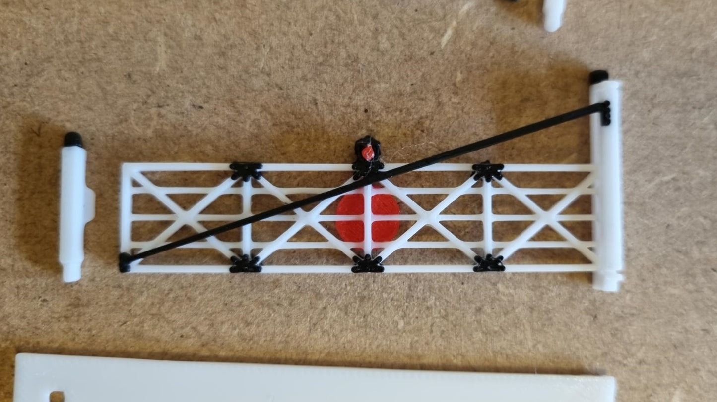 TT3 GAUGE Level Crossing gate 3D printed