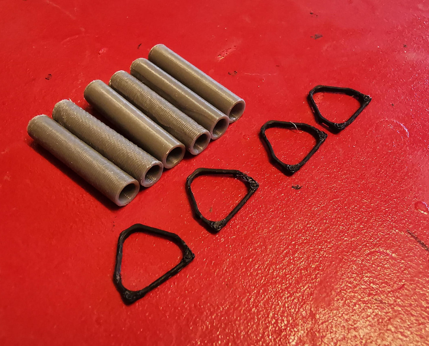 N Gauge Wagon load pipes 3D printed