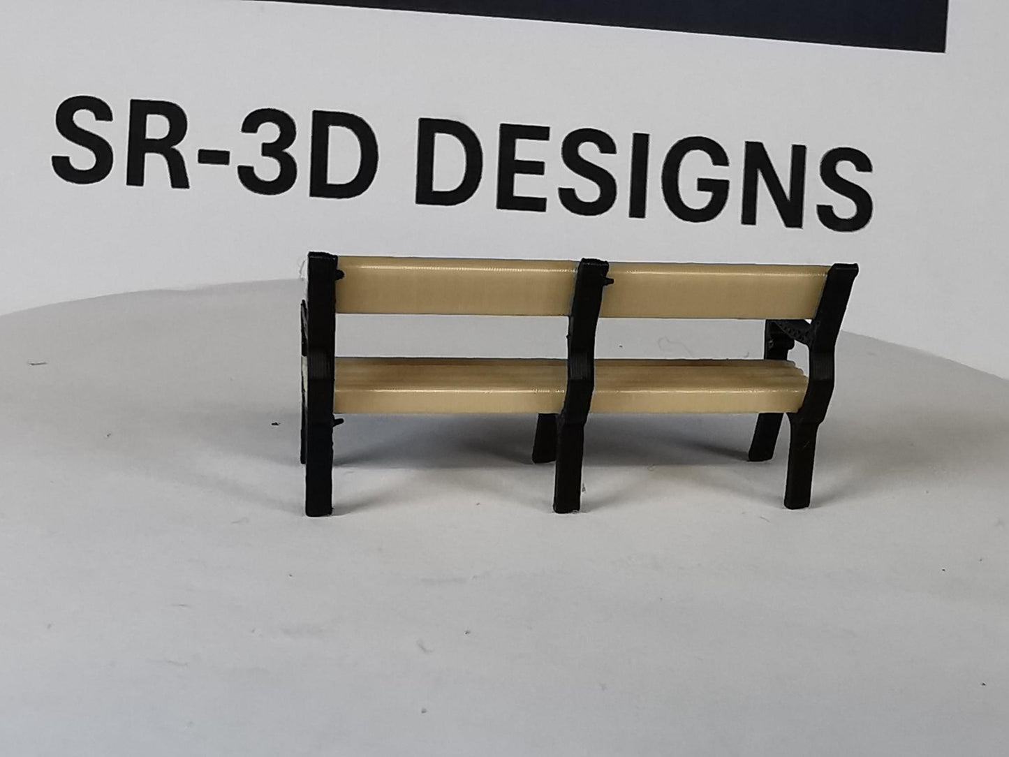 0 Gauge  1:48 Model Railway Six Leg Park Benches Platform seating 3D printed
