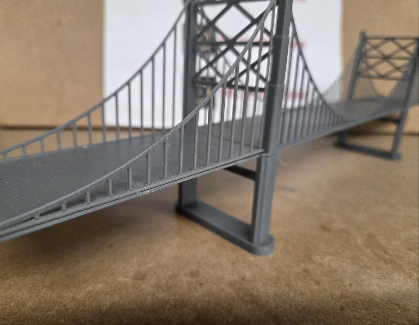 N Gauge Suspension Bridge Choice of length Free delivery 3D Printed