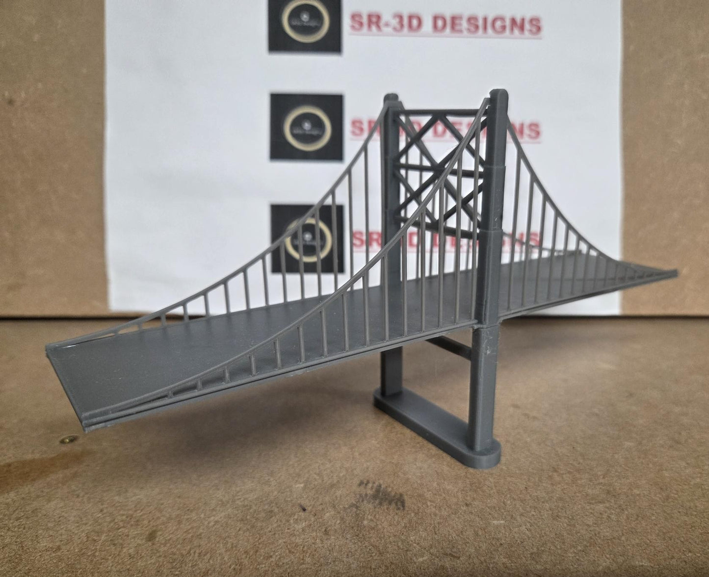 N Gauge Suspension Bridge Choice of length Free delivery 3D Printed