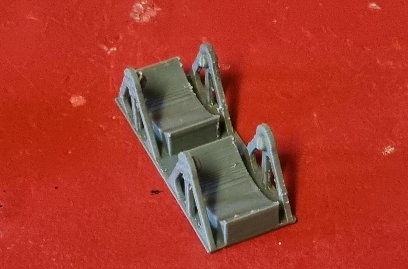 00 Gauge Wagon load Cable reels 3D printed