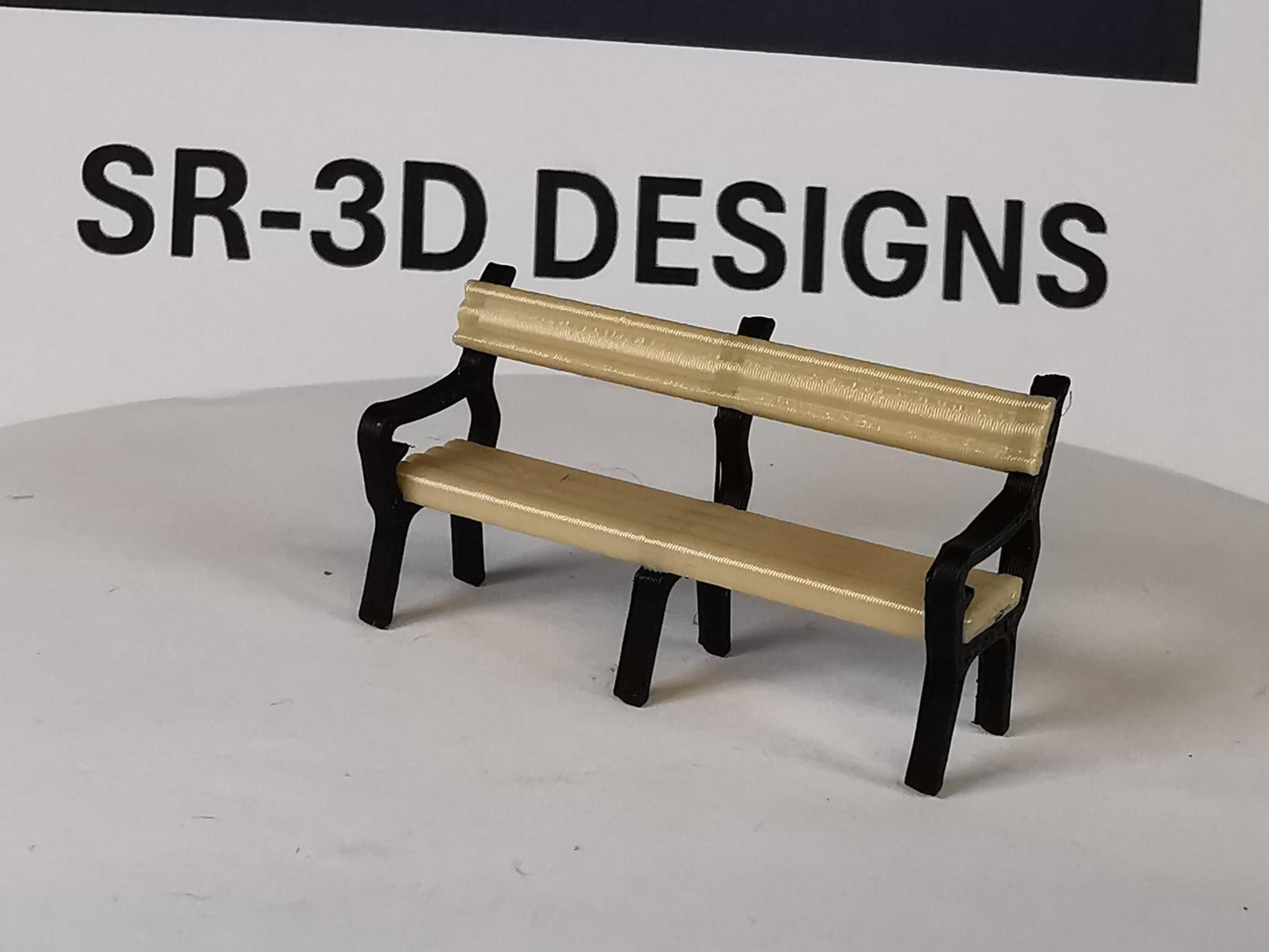 0 Gauge  1:48 Model Railway Six Leg Park Benches Platform seating 3D printed
