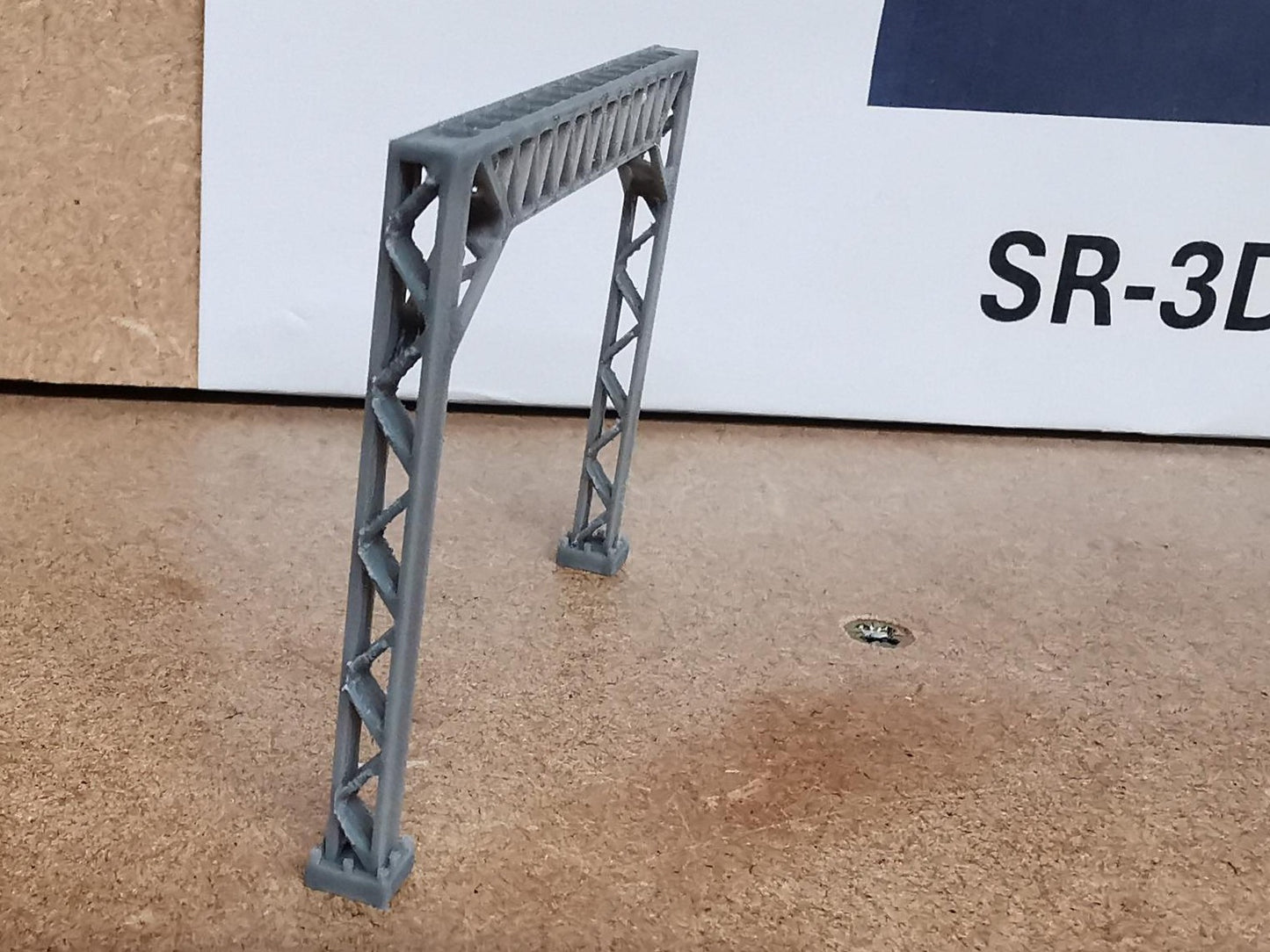 Model Railway Electrification Gantry 3D Printed N Gauge Single or double track