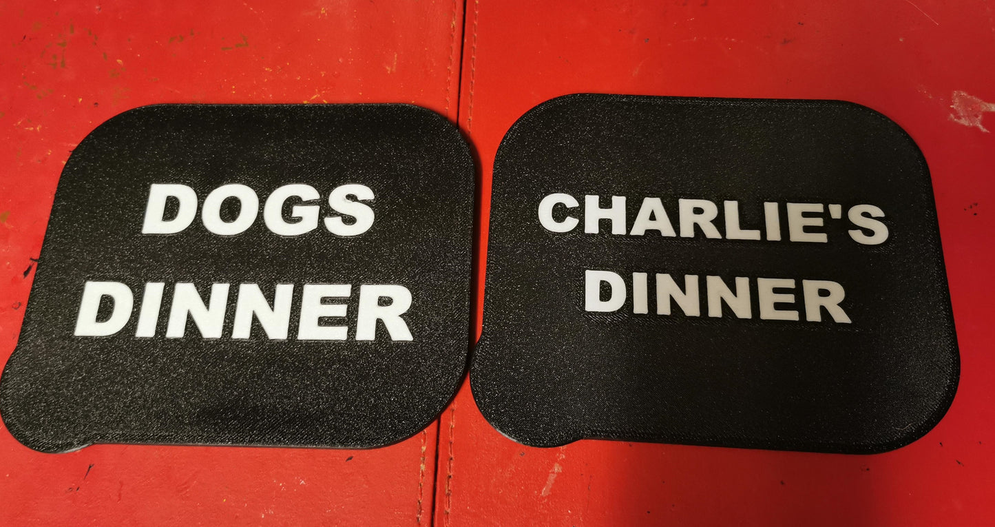 Wainwright's, Forthglade, Harringtons and Naturo Dog food Tray lid