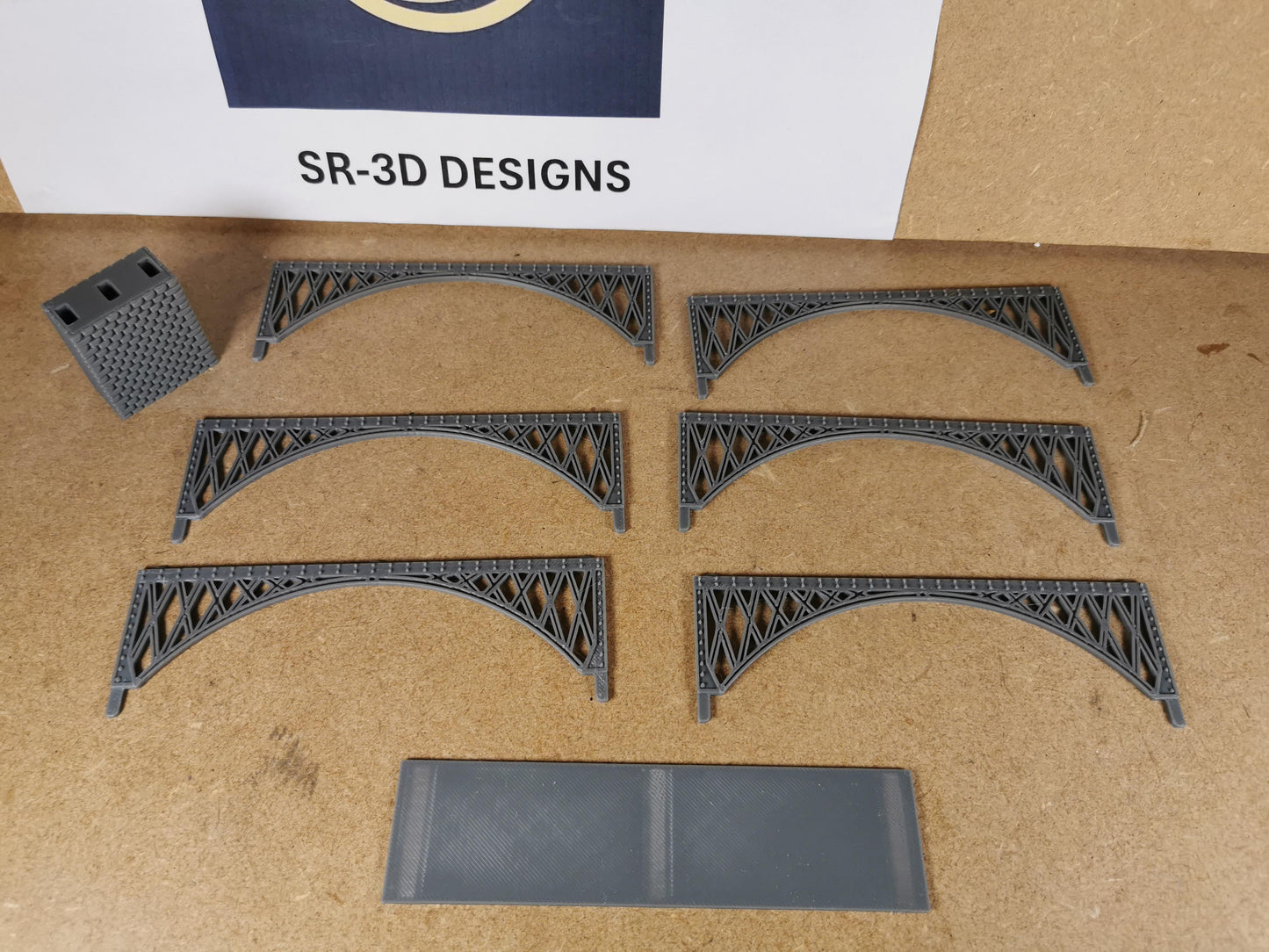 N Gauge Viaduct Bridge Single or multiple Spans. 3D printed FREE DELIVERY