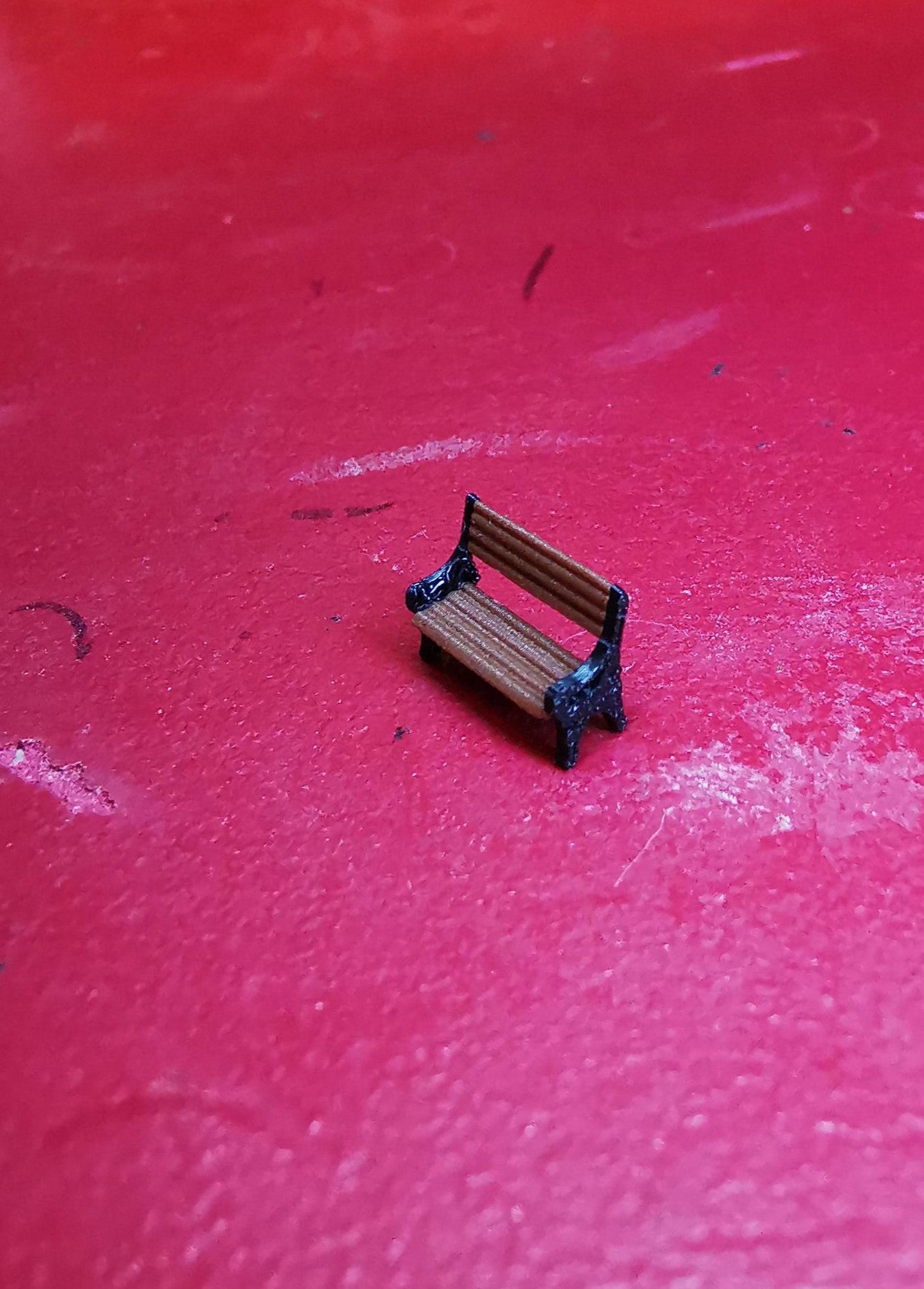 N Gauge 1:160 Scale Park or Platform Benches 3-D Printed