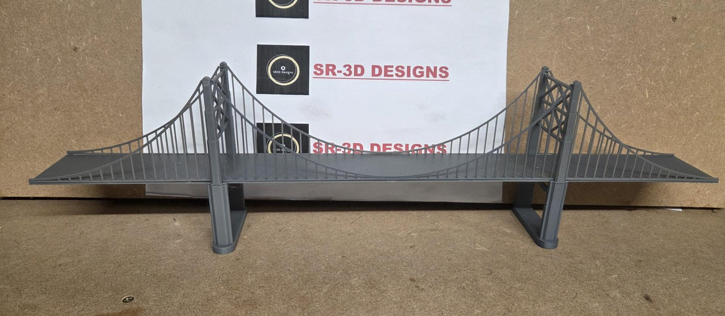 N Gauge Suspension Bridge Choice of length Free delivery 3D Printed