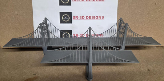 N Gauge Suspension Bridge Choice of length Free delivery 3D Printed