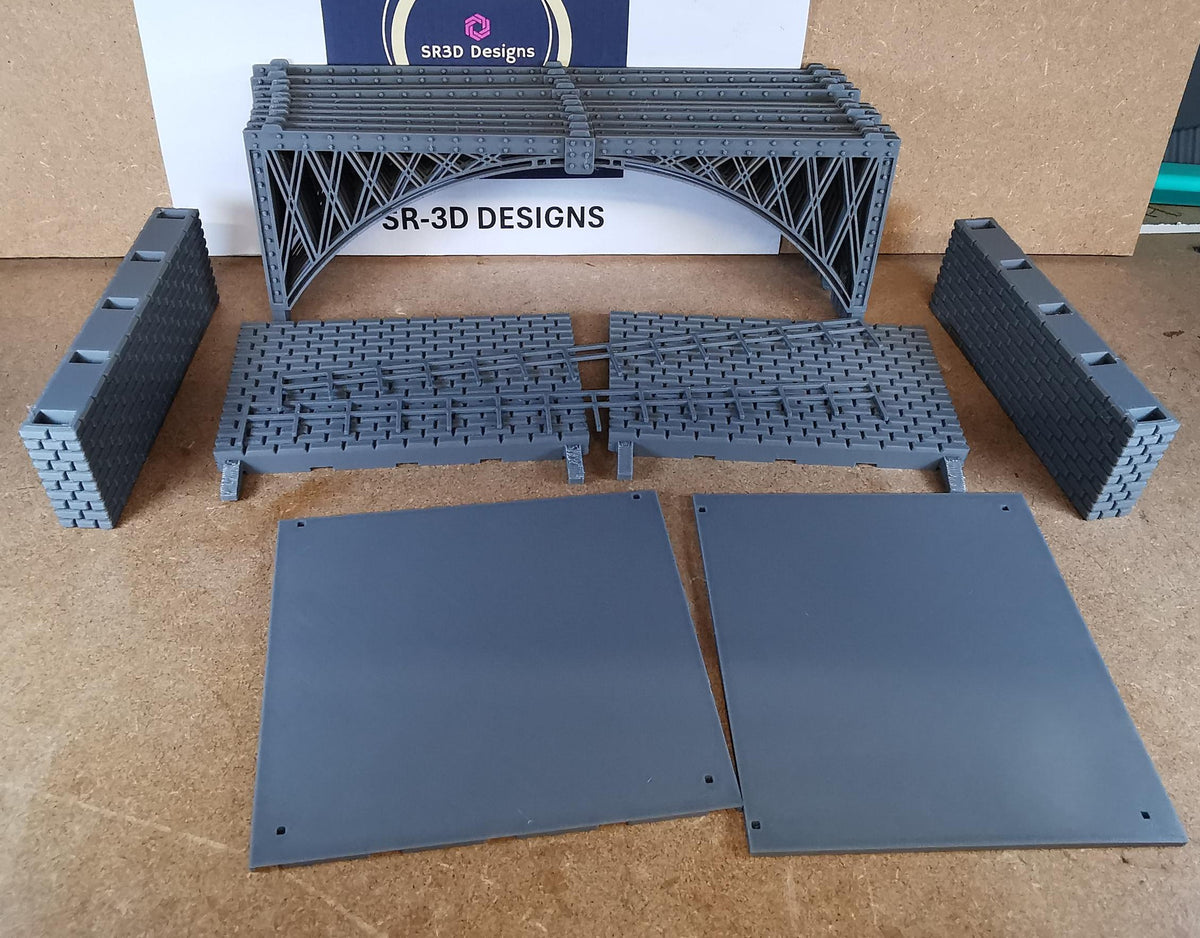 00 Gauge Viaduct Bridge Single or multiple Spans. 3D printed FREE DELIVERY