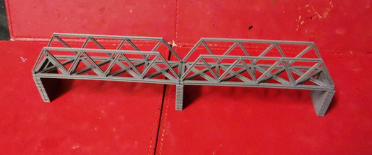 N Gauge Truss style bridge 3D Printed in grey choice of sizes and Supports