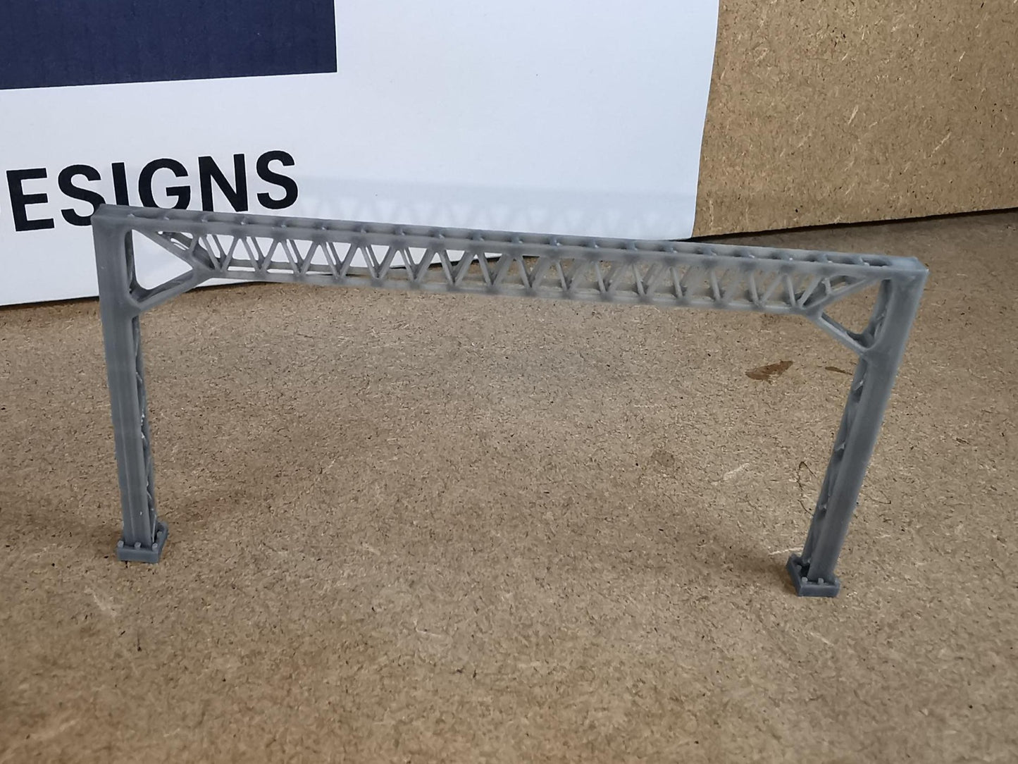 Model Railway Electrification Gantry 3D Printed N Gauge Single or double track