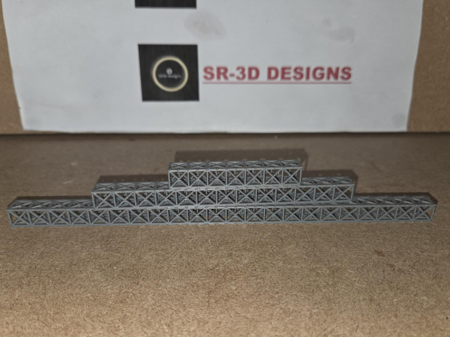 Model Railway Lattice Bridge Box Section Trussing TT Gauge Free delivery