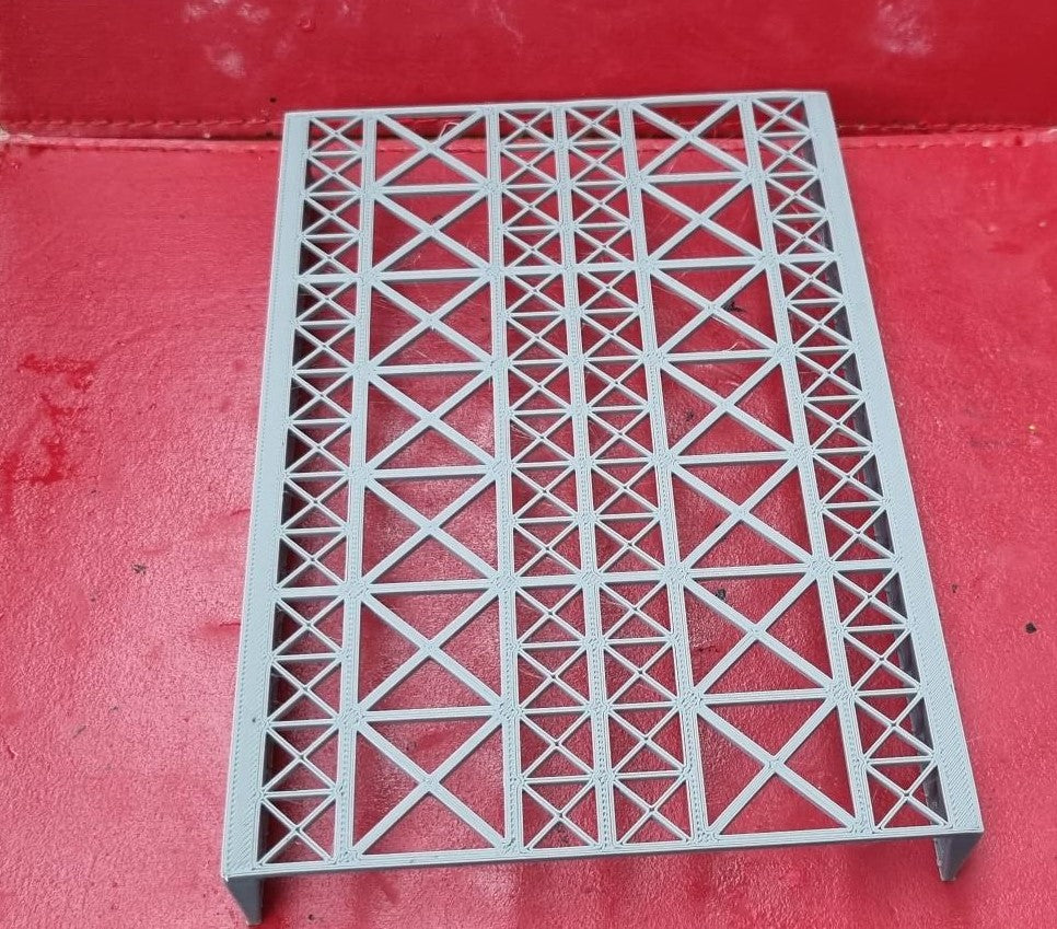 00 Gauge 1:76 Girder Style Bridge Deck and Sides 3D printed