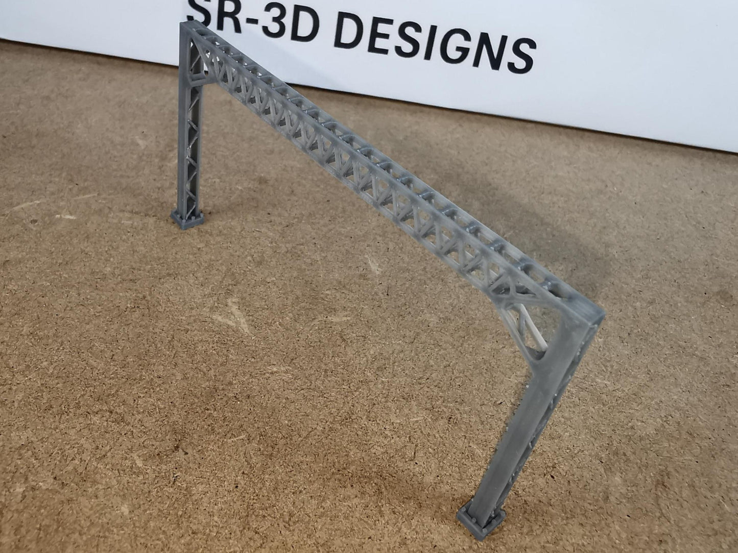 Model Railway Electrification Gantry 3D Printed N Gauge Single or double track