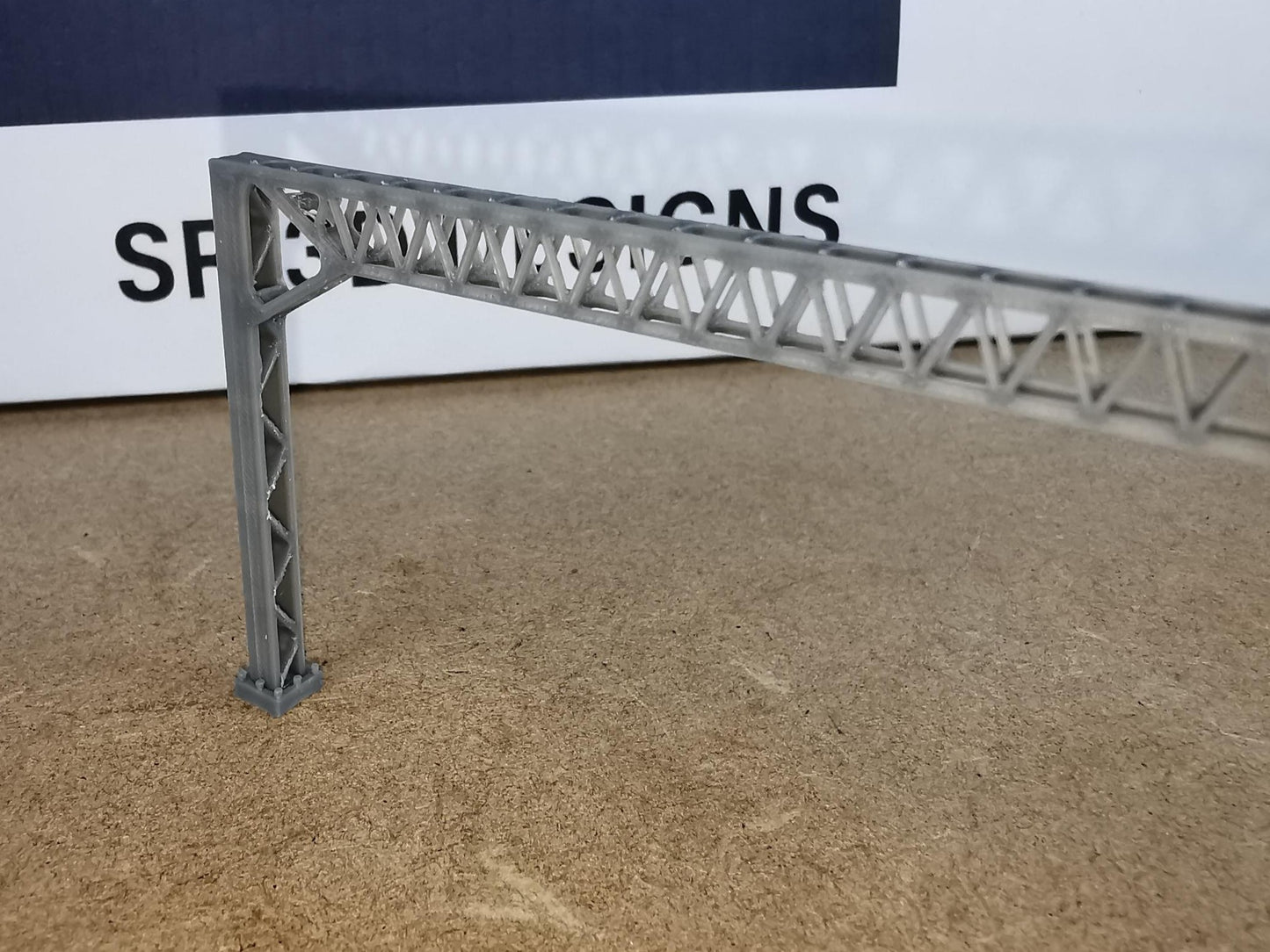 Model Railway Electrification Gantry 3D Printed N Gauge Single or double track