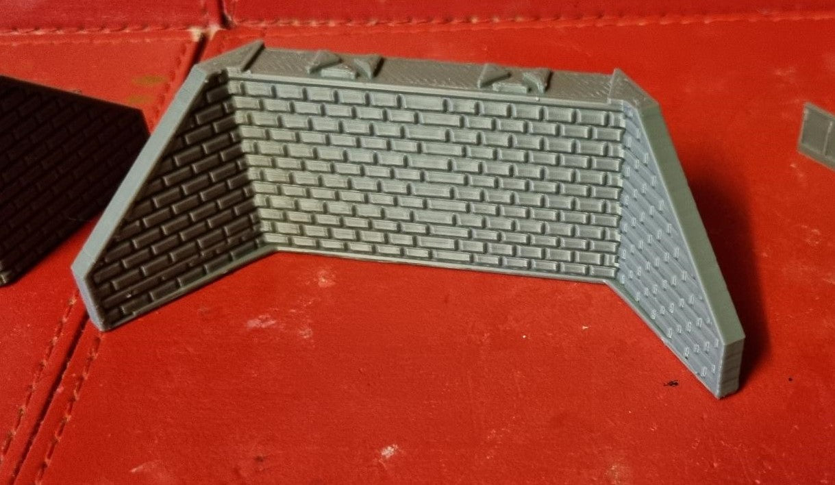 N Gauge Girder style double track bridge 3D Printed in grey