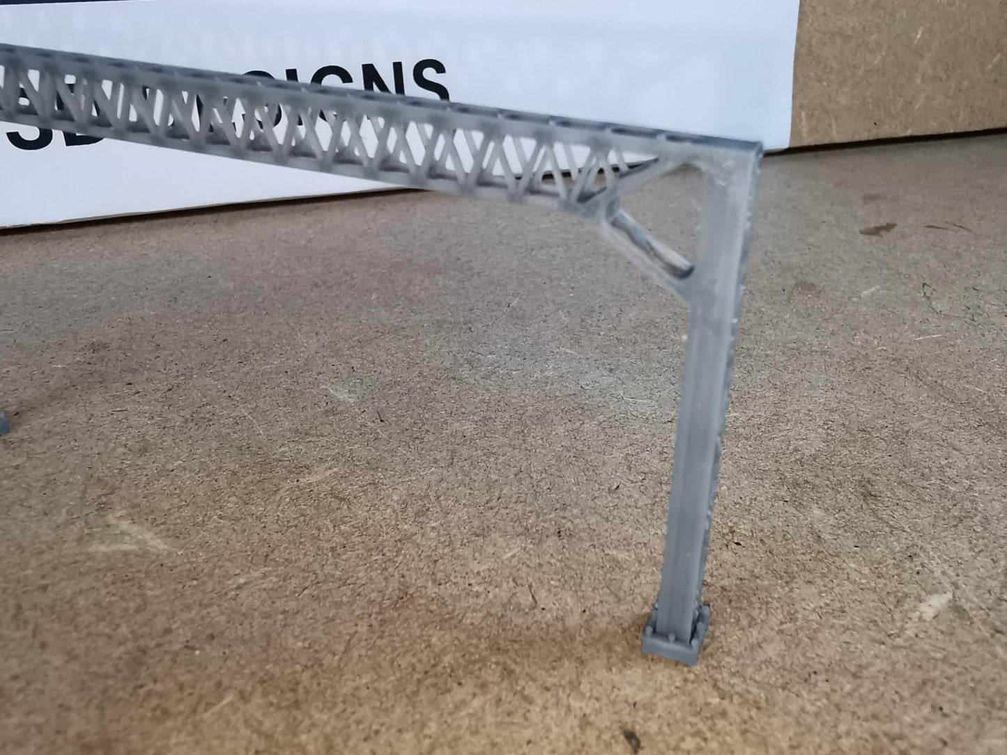 Model Railway Electrification Gantry 3D Printed N Gauge Single or double track