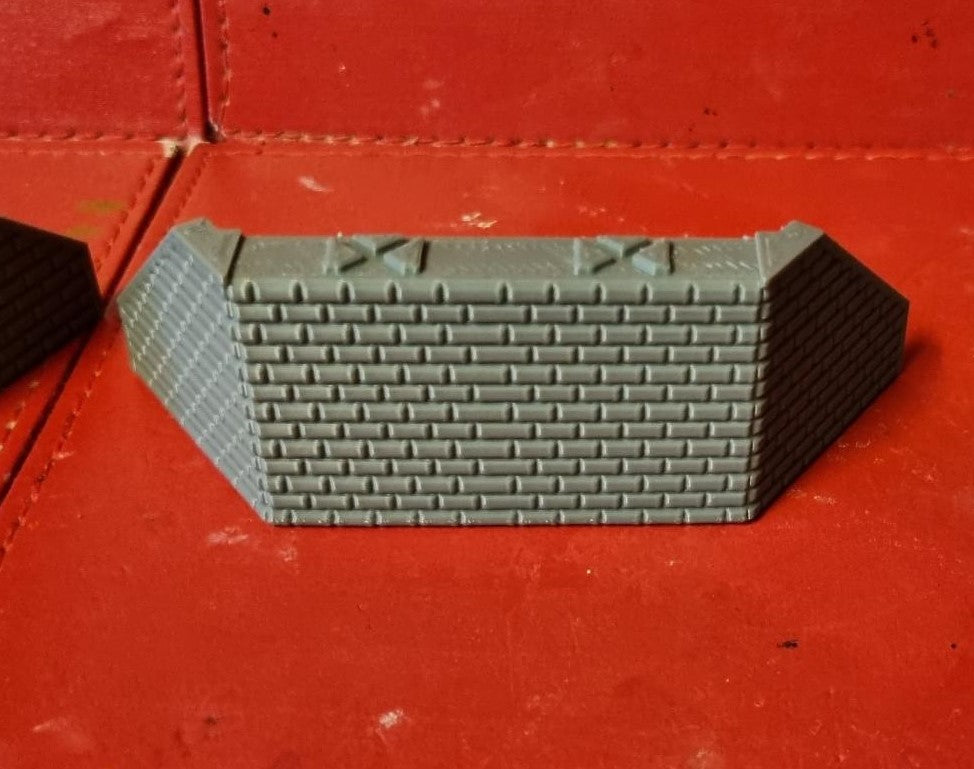 N Gauge Girder style double track bridge 3D Printed in grey