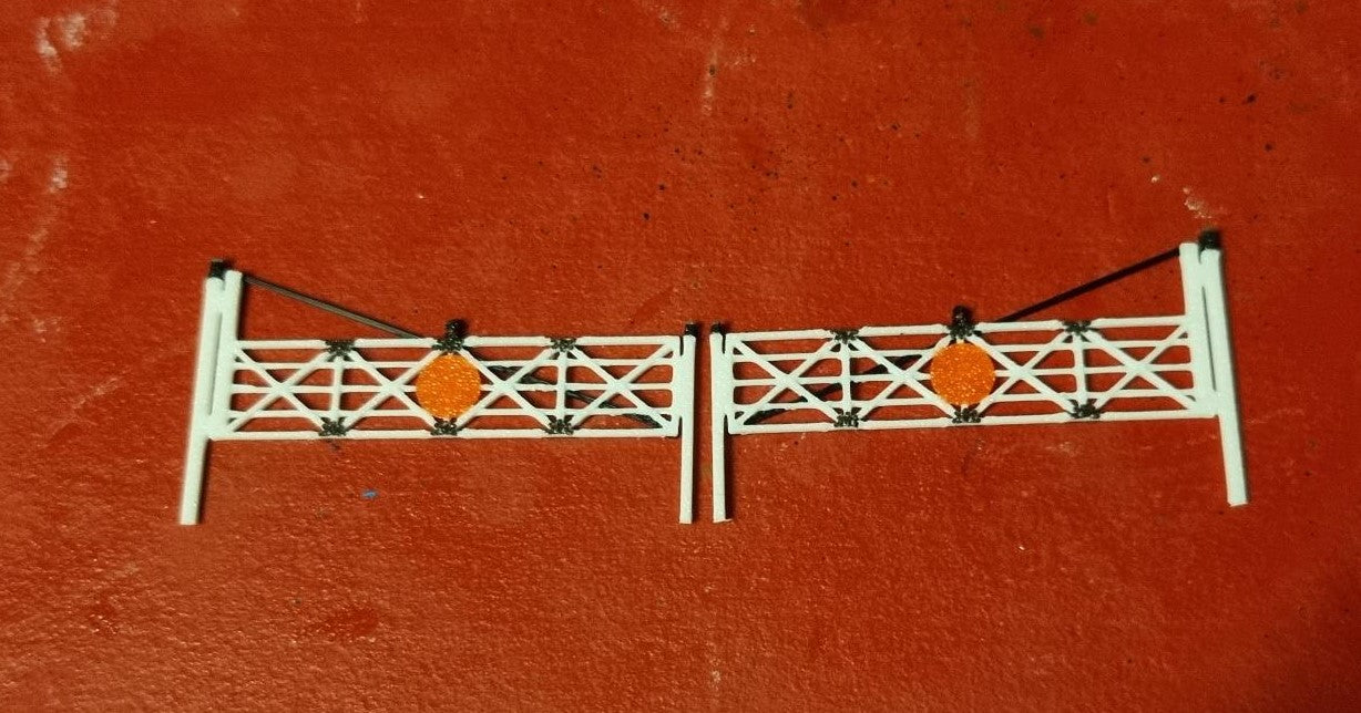 N Gauge 1:160 set of Double level crossing gates 3D printed