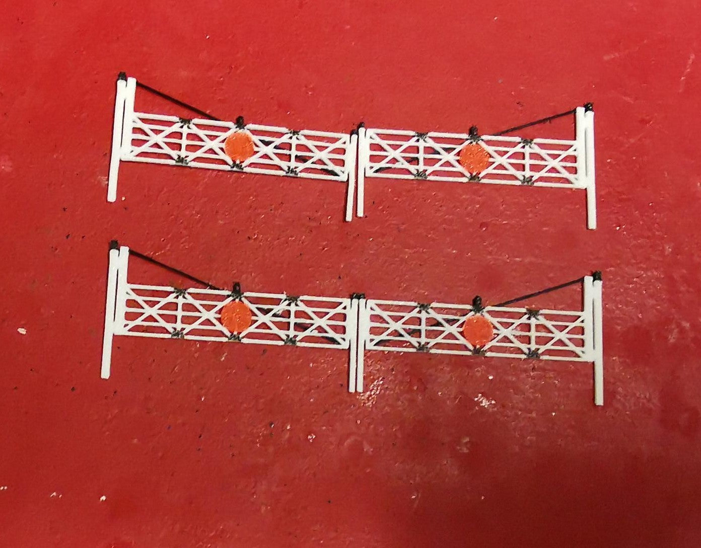 N Gauge 1:160 set of Double level crossing gates 3D printed