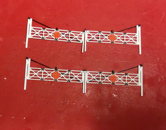 N Gauge 1:160 set of Double level crossing gates 3D printed