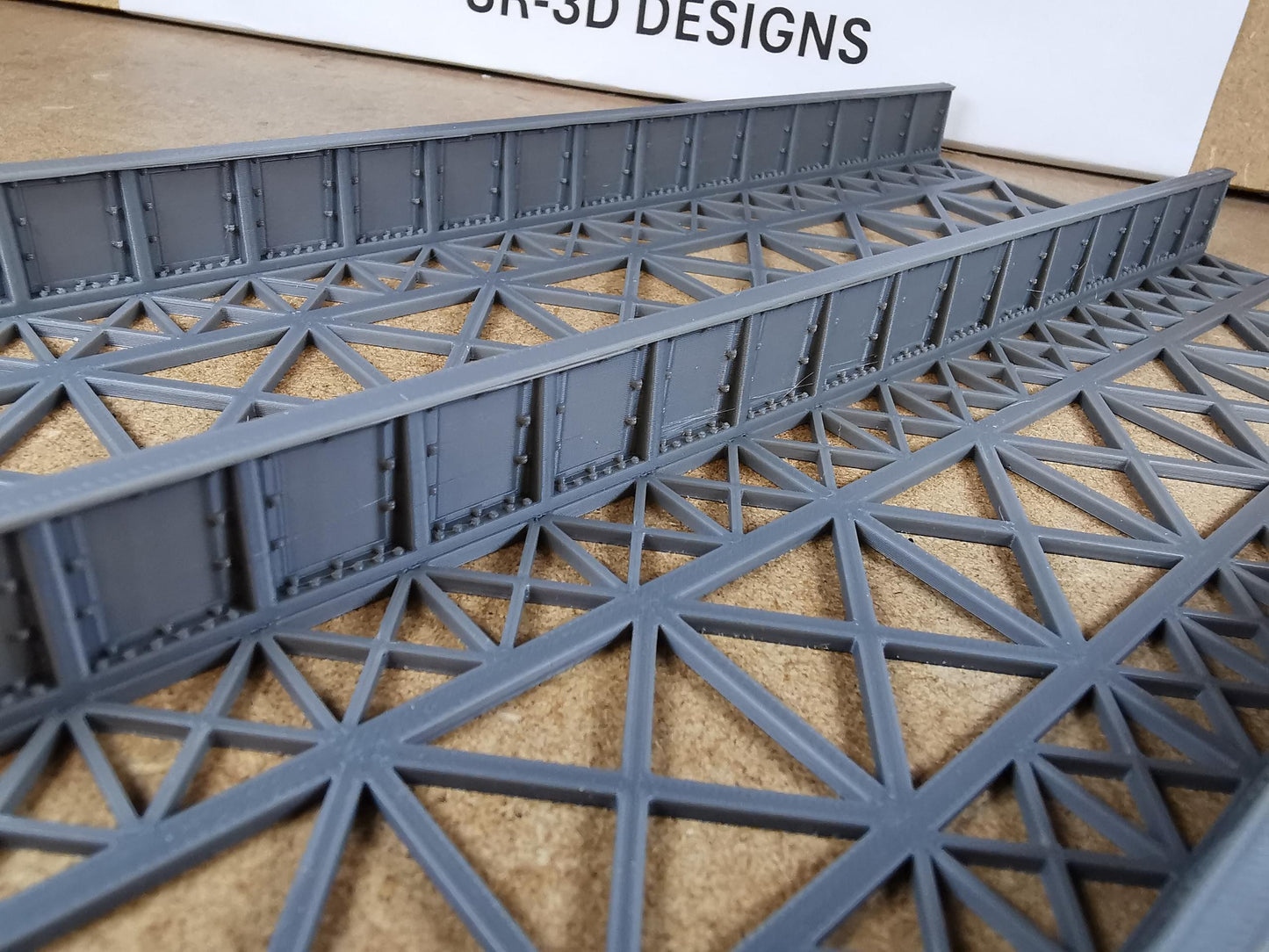 00 Gauge 1:76 Girder Style Bridge Deck and Sides 3D printed