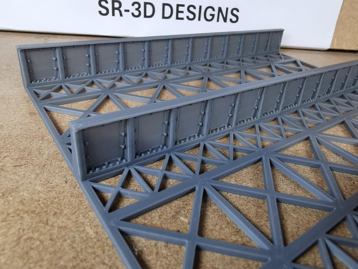 00 Gauge 1:76 Girder Style Bridge Deck and Sides 3D printed