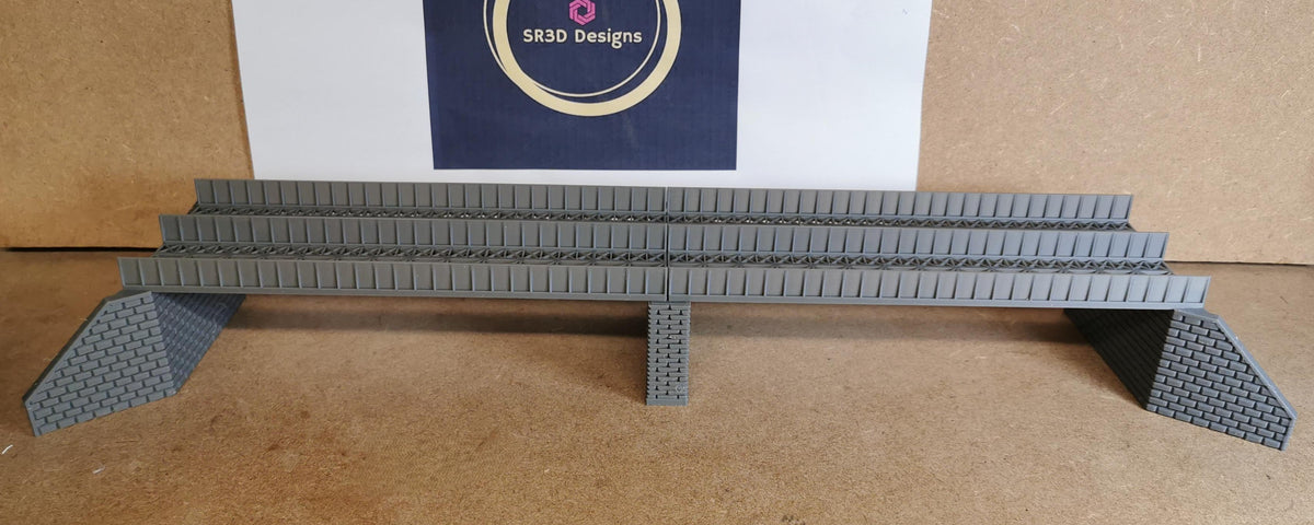 N Gauge Girder Style Bridge Choice of length Free delivery 3D Printed