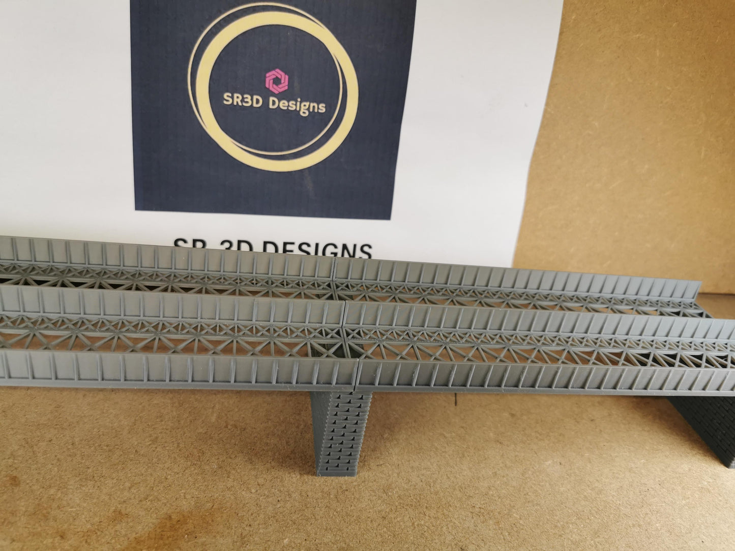 N Gauge Girder Style Bridge Choice of length Free delivery 3D Printed