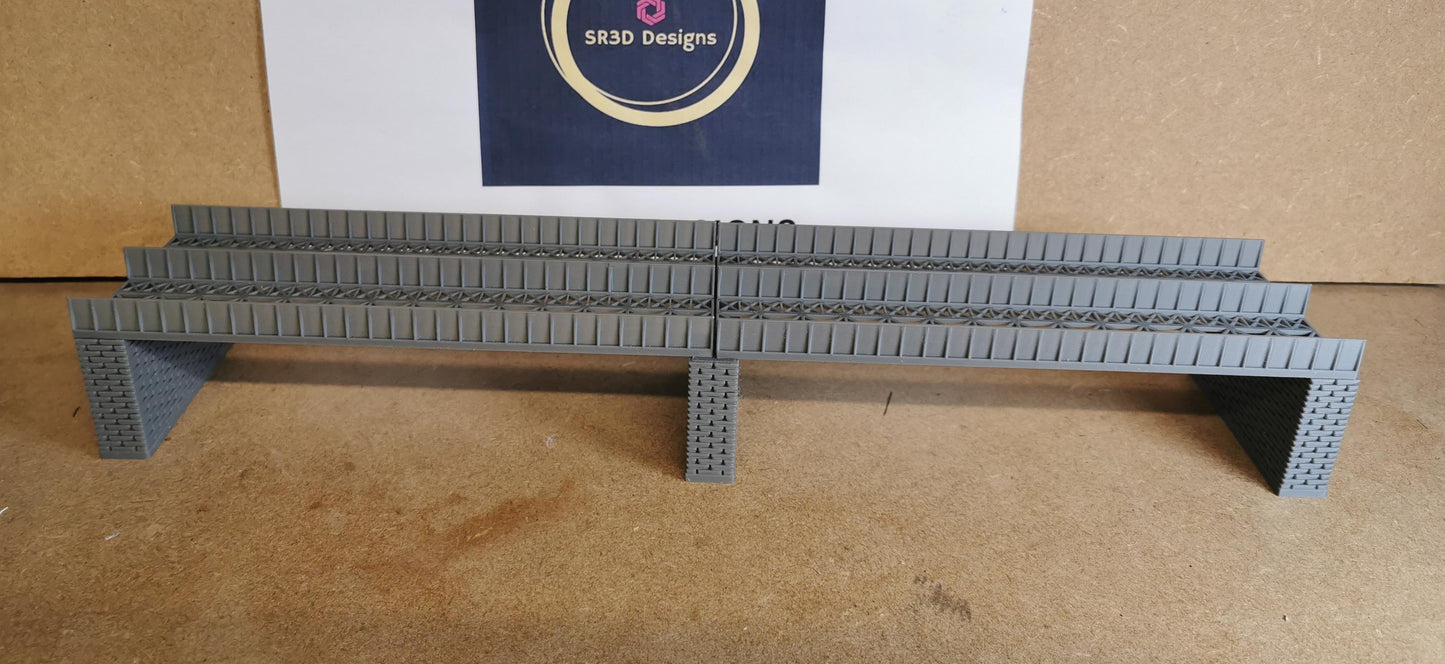 N Gauge Girder Style Bridge Choice of length Free delivery 3D Printed