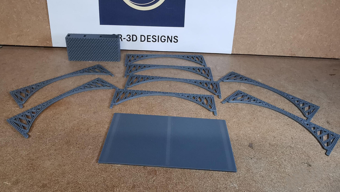 N Gauge Viaduct Bridge Single or multiple Spans. 3D printed FREE DELIVERY