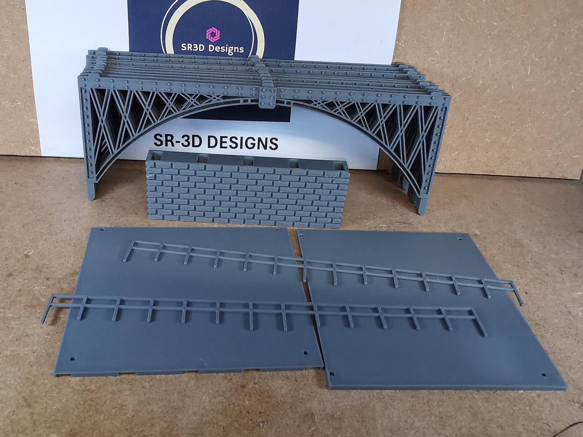 00 Gauge Viaduct Bridge Single or multiple Spans. 3D printed FREE DELIVERY