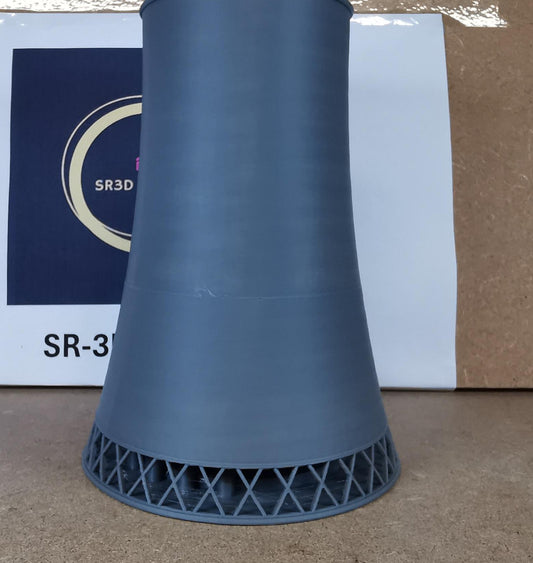 Model Railway TT gauge 1:120  power Plant cooling tower 3D printed Free Delivery