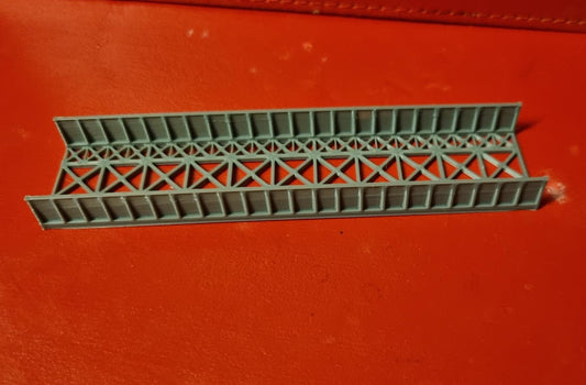 N Gauge Single Track Long Bridge Sides & Deck 3D Printed