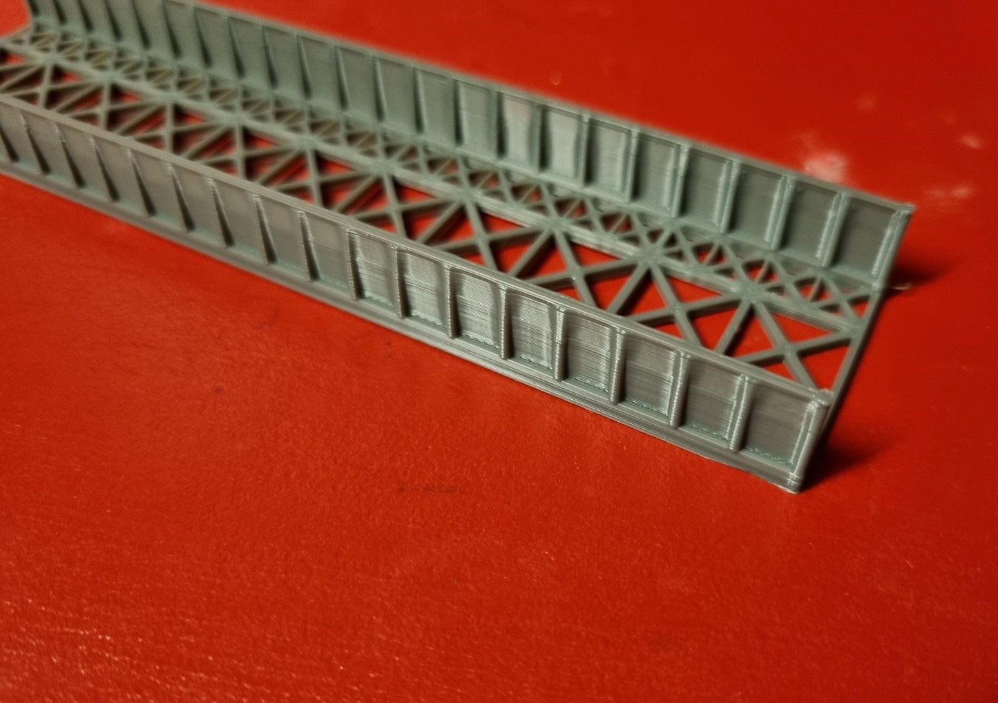 N Gauge Single Track Long Bridge Sides & Deck 3D Printed