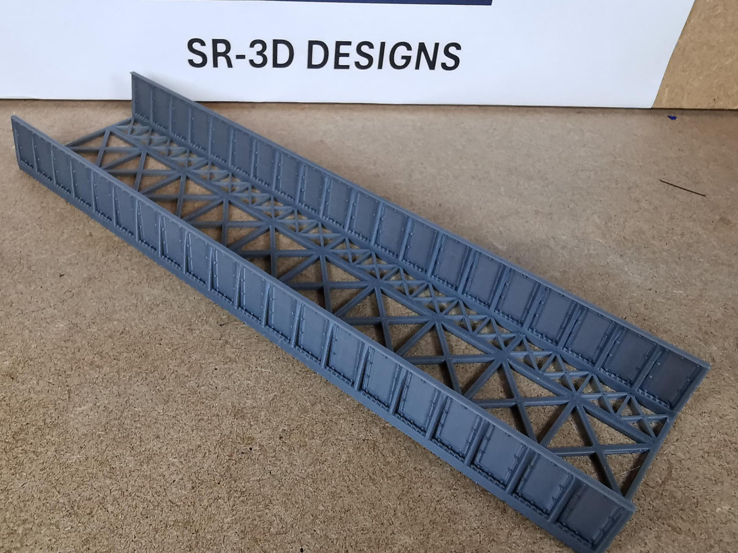 TT Gauge 1:120 Girder Style Bridge Deck and Sides 3D printed 4 Size Options