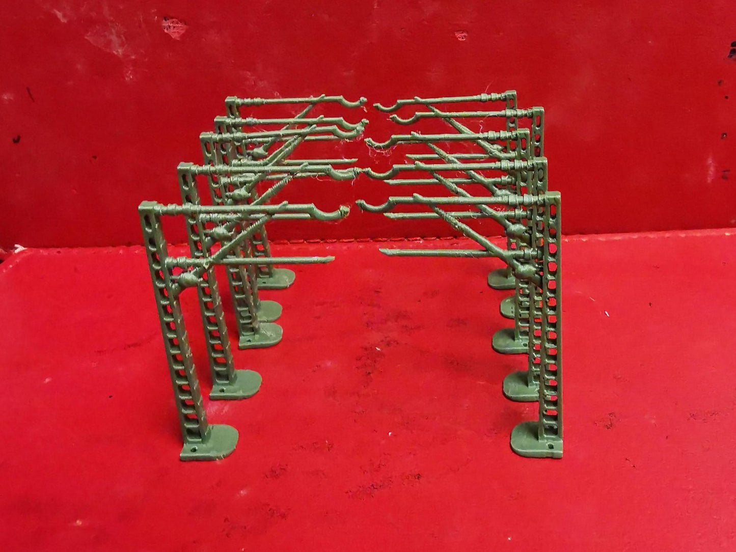 Model Railway Catenary gantry 3D Printed