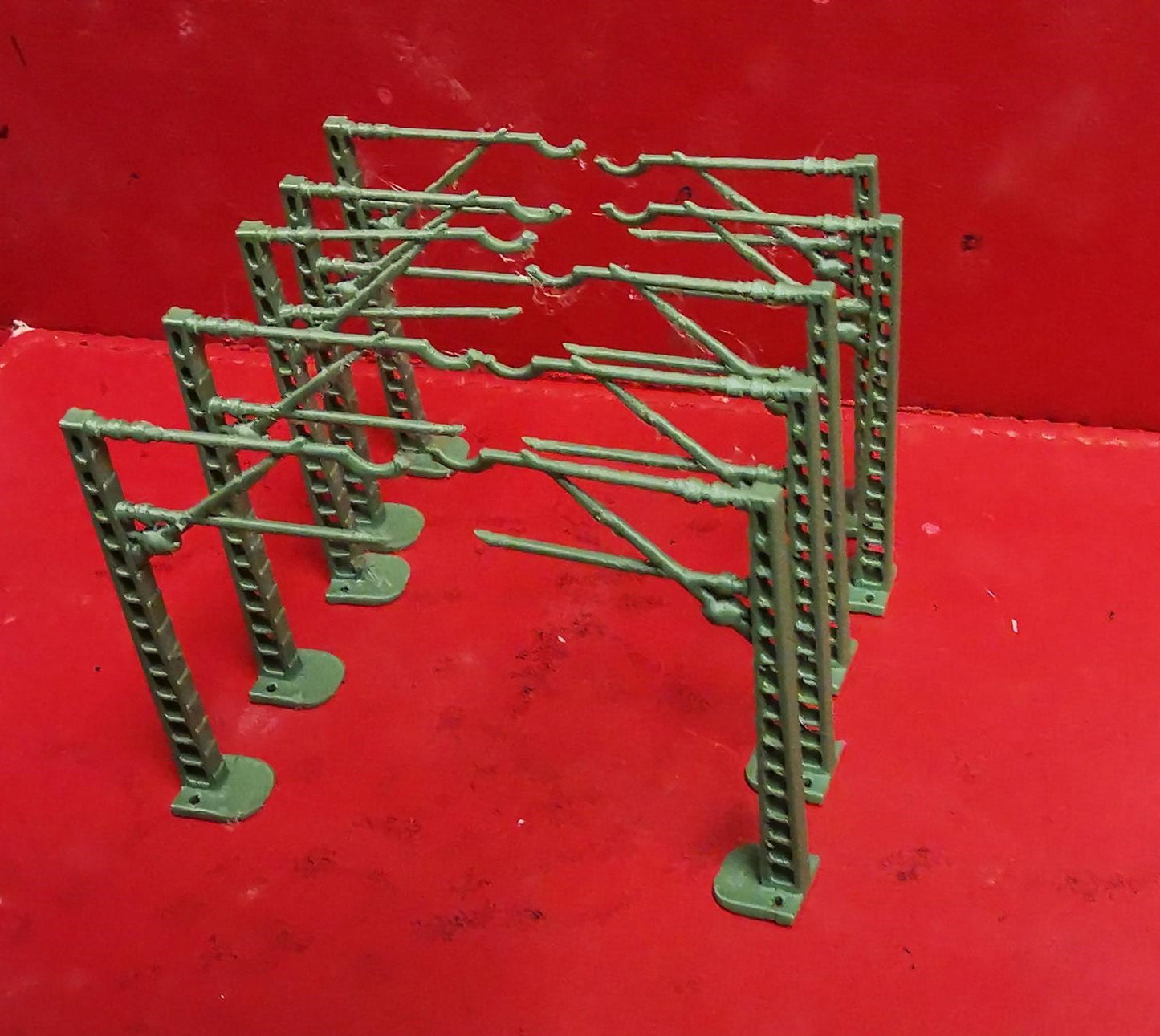 Model Railway Catenary gantry 3D Printed