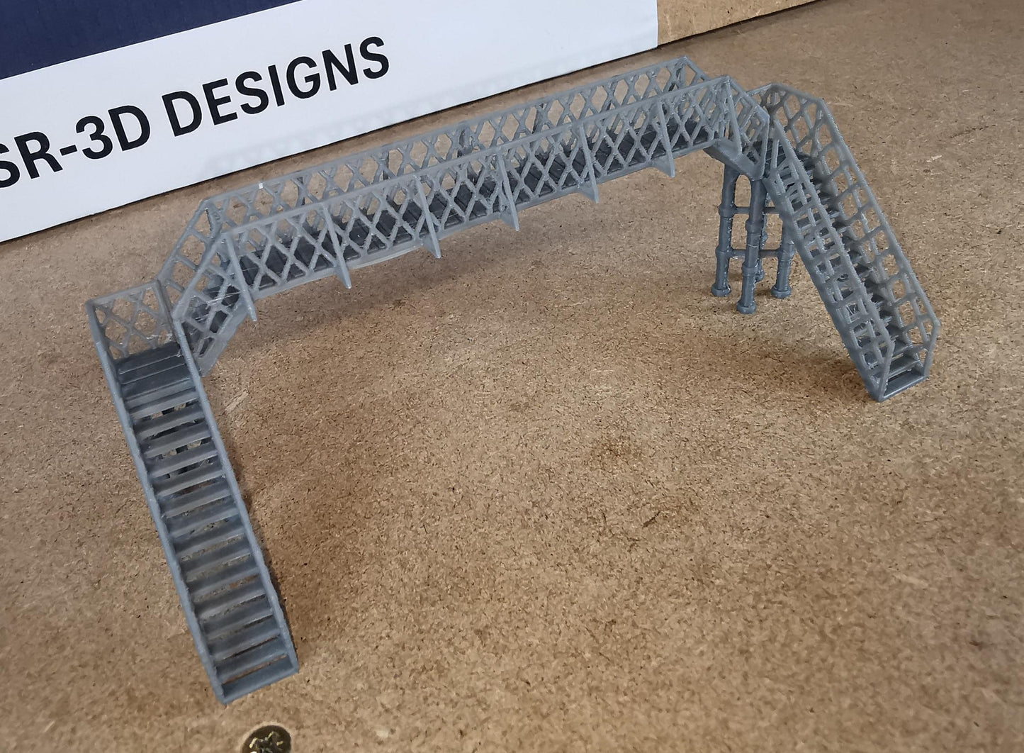 N Gauge 1:160 Model Railway pedestrian footbridge Walkway