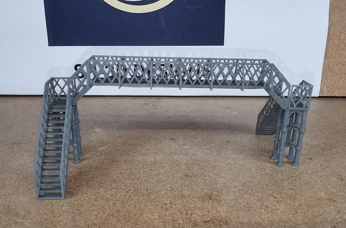 N Gauge 1:160 Model Railway pedestrian footbridge Walkway