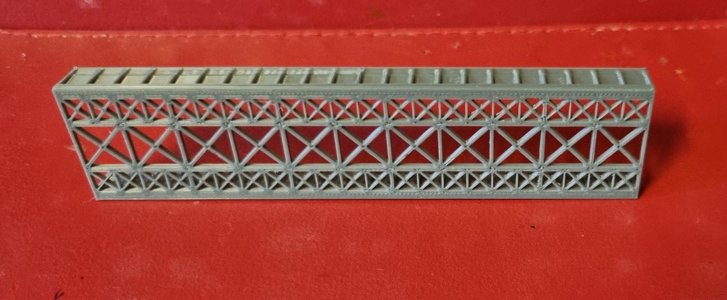 N Gauge 1:160 Scale Girder Style Bridge Deck and Sides