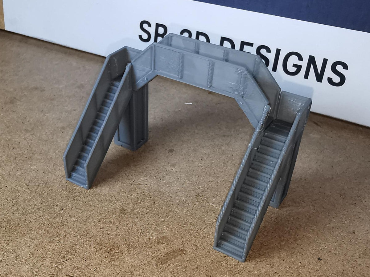 N Gauge 1:160 Model Railway pedestrian footbridge Walkway